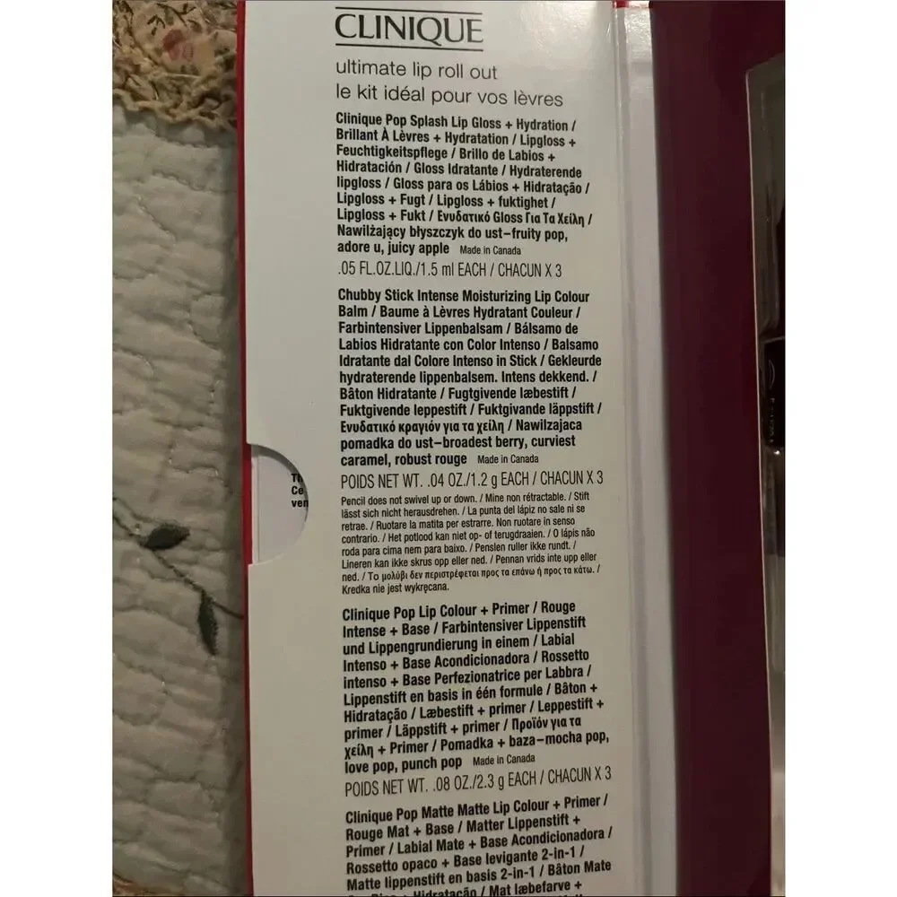 Clinique rollout lipsticks